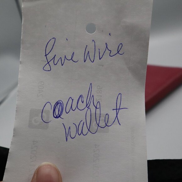 Coach Leather Zip Around Wallet Burgundy Classic Retro Timeless Old Money Preppy - Picture 15 of 15